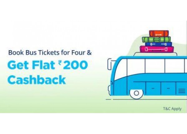 Paytm Bus Offers Book 4 Bus Tickets & Get Flat Rs.200 ...