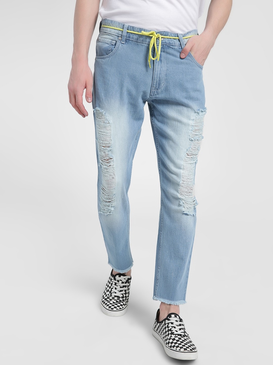 side tape jeans flipkart