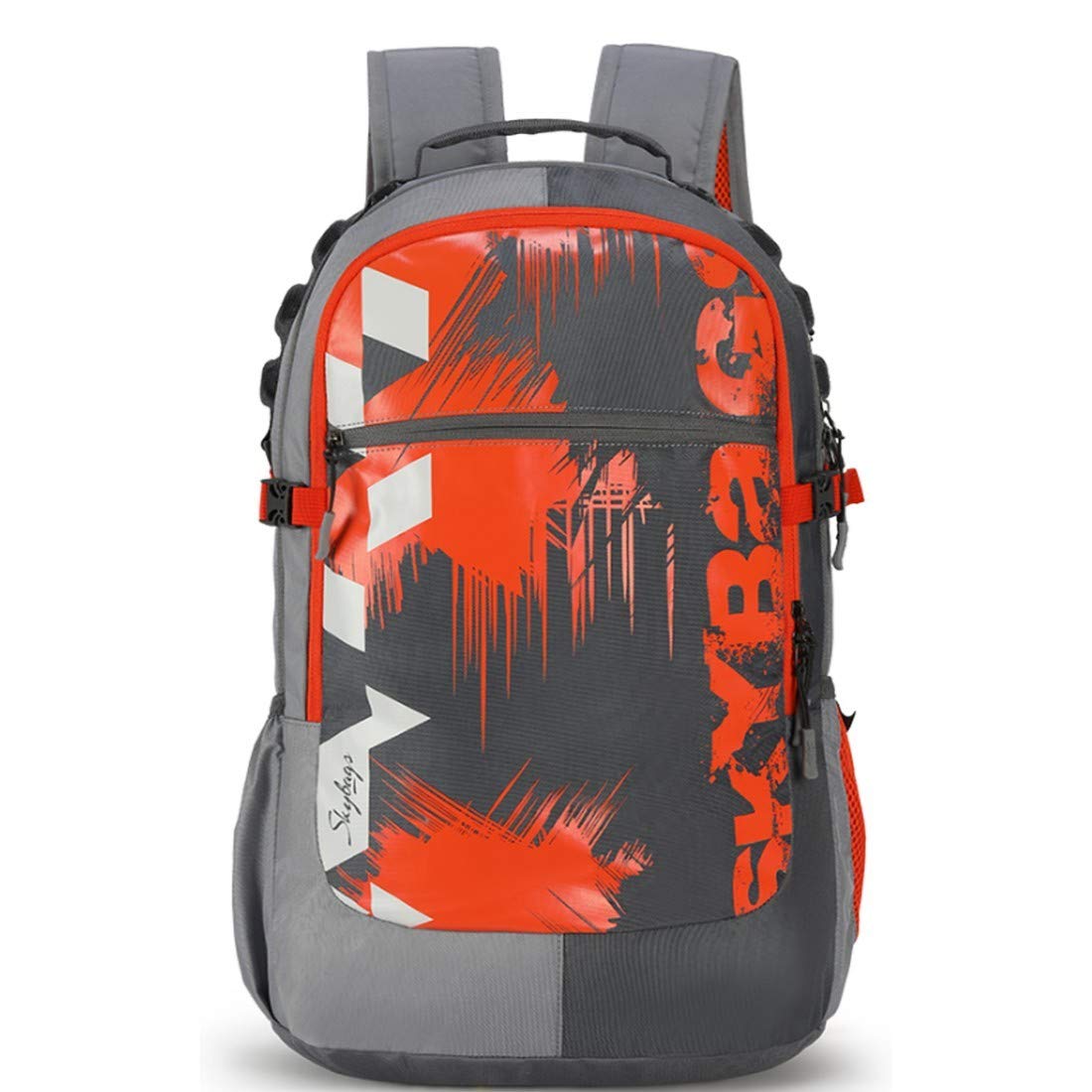 skybags crew 4 laptop backpack grey 34 l laptop backpack