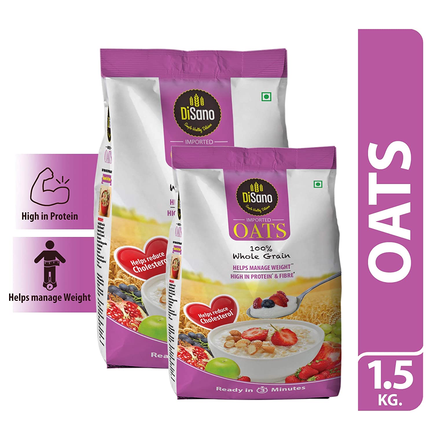 Disano Oats with Fibre and High in Protein Price in India dealbates